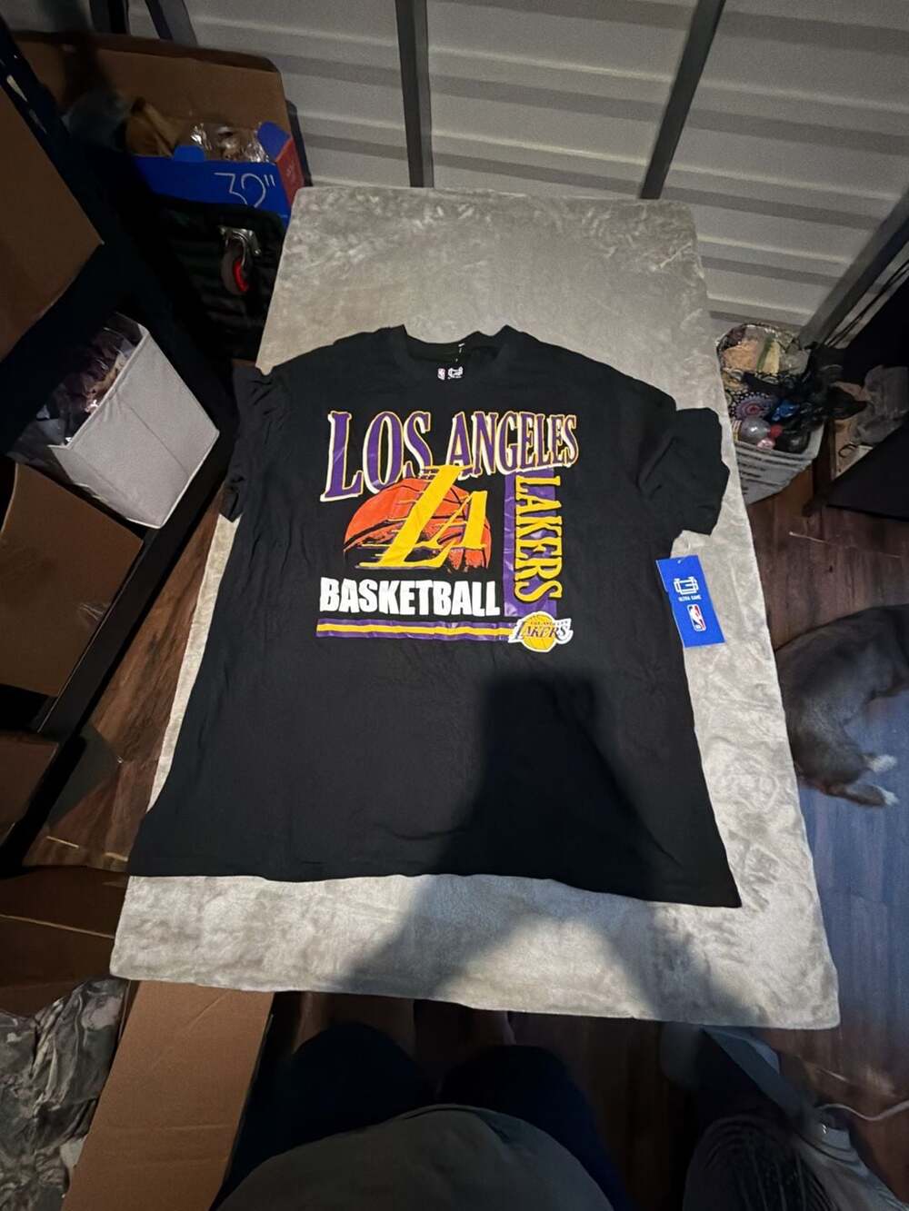 Ultra Game Los Angeles Lakers Basketball T-Shirt Size 2X
